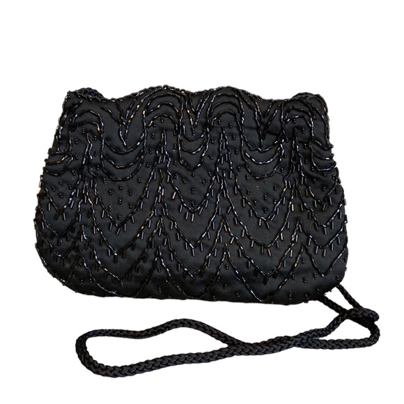 Vintage Bags Vintage 8s Evening Bag Beaded Black Poshmark